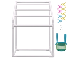 Toalheiro De Piscina Trapezoidal Independente Branco Succebuy Com 5 Barras