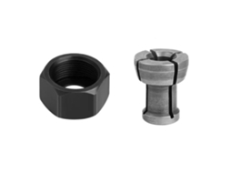 2 Pinças Com Porca M17, Adaptador De Pinça Resistente À Pressão Para Fresadoras 6, 35 8 10mm 6, 35mm