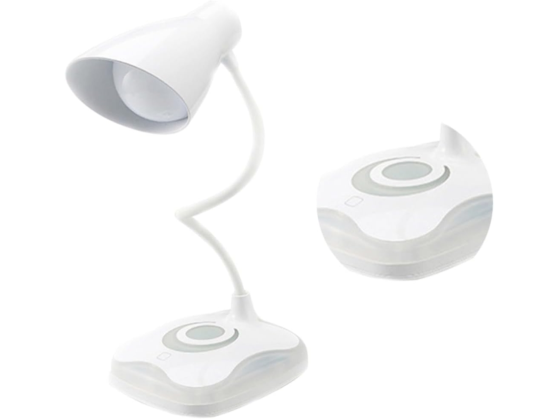 Luminária de Mesa Led Recarregável Via Usb, Proteção para os Olhos, Dobrável, em Abs. SFUSHOS