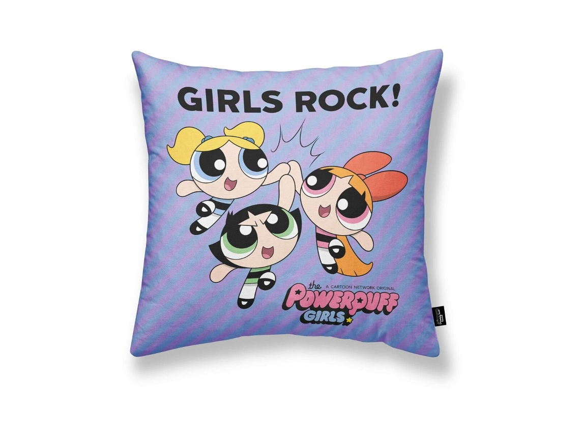 Capa de travesseiro POWERPUFF GIRLS Girls Rock A (Multicolor - Lilás)