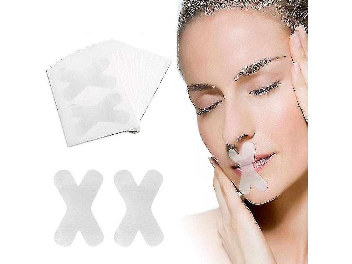 Fasst 100 Cintas para Boca Anti Ronquidos Dispositivos Avanzados para Dormir Suaves Mejoran La Respiración Nasal Y El Sueño CUIDADOS