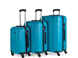 Conjunto de Malas de Viagem ITACA Azul (55x37x20cm)
