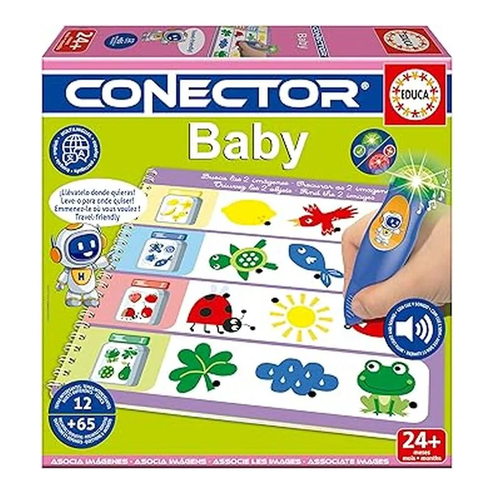 Jogo Educativo Educa Conector Baby Perguntas e Respostas 20394 Educa Borrasp25