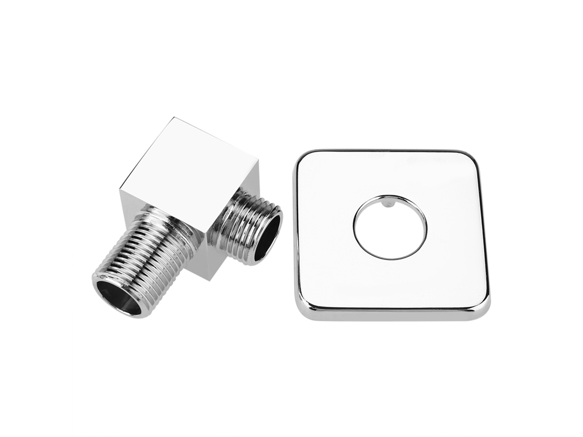 Válvula Ângulo De Saída Para Ducha (concealmento Parede, Aço Latão Cromado)