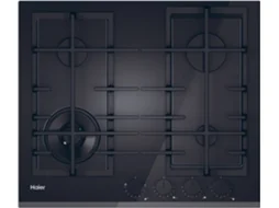 Placa de Gás HAIER HAVG6BF4TBPB (Gás Natural - 61 cm - Preto)