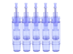 Unidades De Microagulhas Elétricas 9 Pinos Com Tampa Para Introdução De Soro Facial Cuidados Com A Pele
