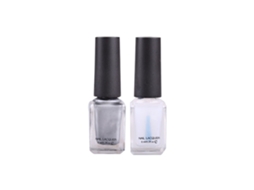 Esmalte De Uñas Mirror Com Base E Top Coat Transparente Prata Para Arte E Decoração De Uñas