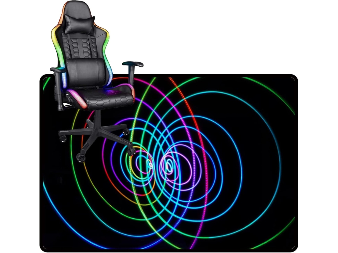 Tapete Cadeira Gamer Escritório Protetor Piso Madeira Carpete Maciça, Carpetes Pisos
