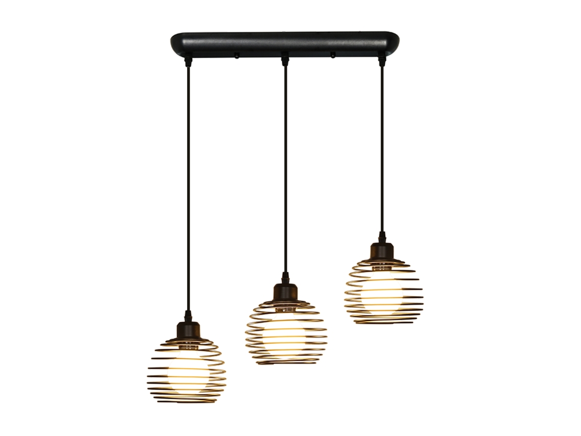 Nettlife Luz Pingente De Mesa Do Vintage Preto Candeeiro Mesa E27 Sala Jantar Retro Cozinha Industrial