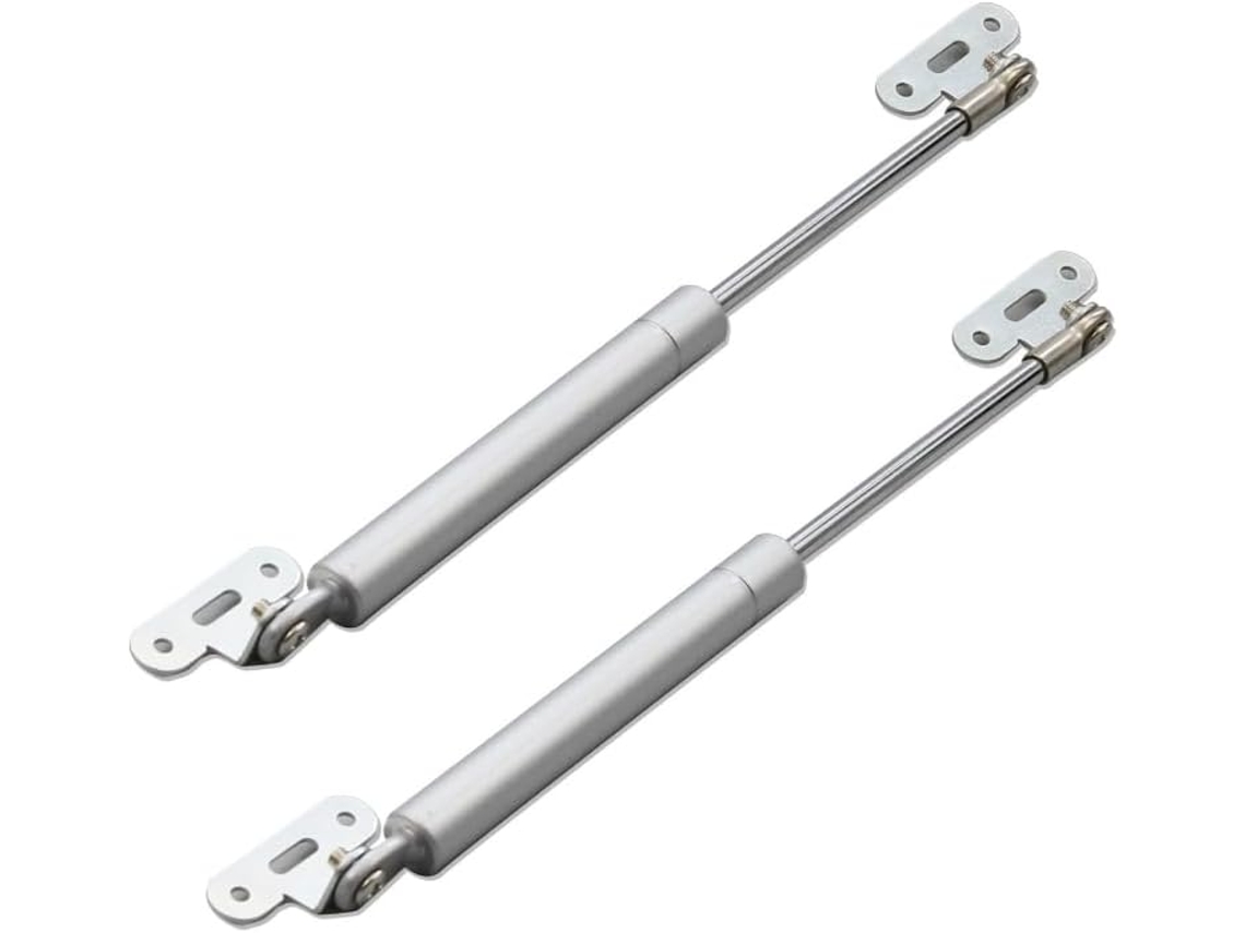 Haste De Suporte Com Mola A Gás Para Armários, Amortecedores A Gás Para Portas E Tampas Com Suporte, Cor Prata, Pacote