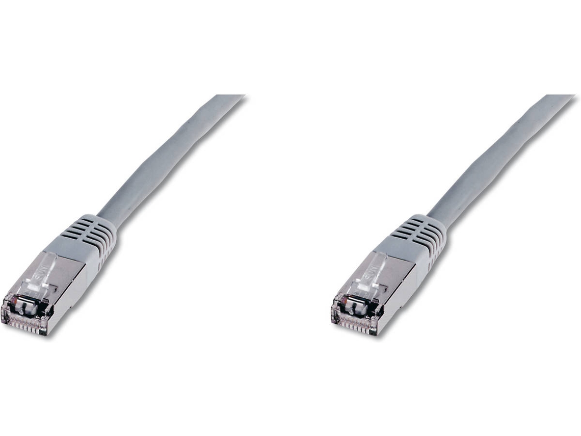 Cabo de Rede DIGITUS (RJ45 - 3 m - Cinzento)