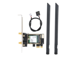 Para Placa Sem Fio De Desktop Pci E Intel 9260ngw Banda Dual 2.4g 5g Bt 5.0 Antena 8dbi