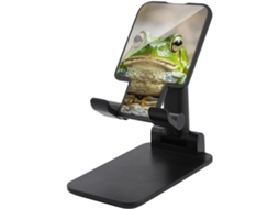 Suporte Dobrável E Ajustável Em Formato De Sapo Para Celular Compatível Com Smartphones, Leitores Digitais E Tablets