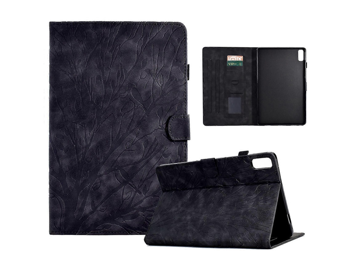Capa Para Tablet Lenovo Tab P11 Gen 2 Fortune Tree Pressure Flower Em Pu Com Função De Ativação/suspensão.