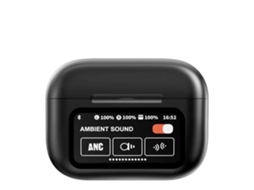 Auriculares Sem Fios Bluetooth Cancelamento De Ruído Display Led/lcd Estojo De Carregamento Lurelia