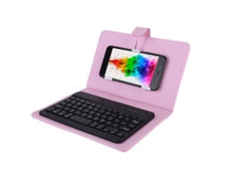 Capa com teclado Bluetooth universal para dispositivos Apple e Android EOOCOO