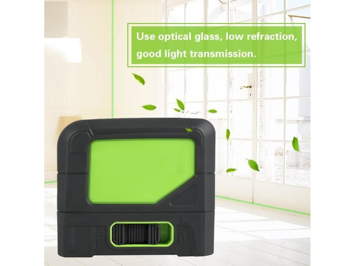 EBTOOLS Nível de laser de 2 linhas 9211G/R Instrumento de linha de laser de precisão de 2 pontos e 2 linhas (luz vermelha) S/MARCA