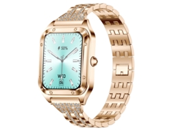 Smartwatch Feminino Para Atender/fazer Chamadas, Tela Touch De 1,59", Relógios Inteligentes Com Monitor De Frequência Cardíaca, Spo2 E Sono,