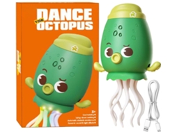 Brinquedo Musical Dançante Polvo Musical Para Crianças, Figura Interativa De Animal Com Luzes, Des Vayotoy