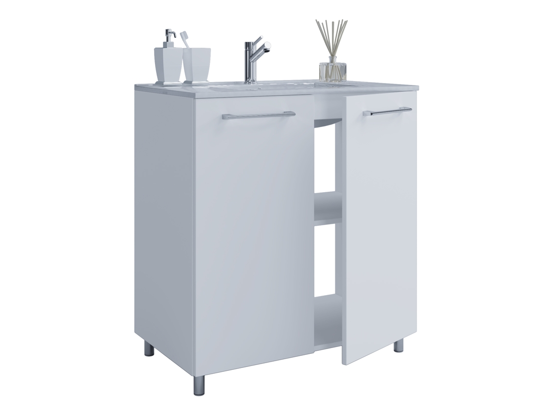2 Pcs Lavatório Badinos Porta Vcm