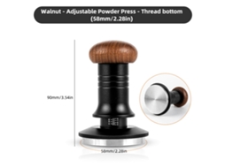 Laxiscreed Compactador De Café De Nogueira Com Força De 30 Libras Para Um Espresso Ideal