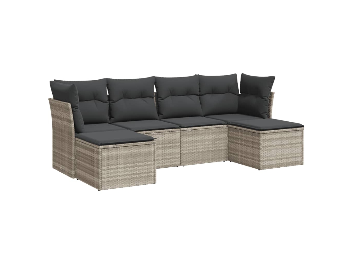 Garden Sofa Set, Garden Sofa Sets Vidaxl Cinzeto Rattan / Vime (n/a)
