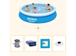 Bestway Piscina Bestway Fast Set Redonda - 366x76 Cm - 5-peças S326