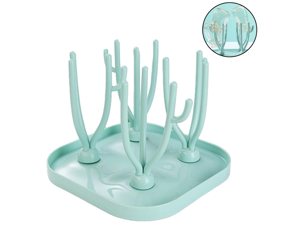 KOFIHETY Suporte Secador Para Garrafas De Bebê, Porta Garrafas Com Grande Capacidade Para Garrafas, Bicos, Copos, Peças E Acessórios