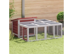 Vidaxl Coelheira 144x123x67,5 Cm Pinho Maciço Cor Moca