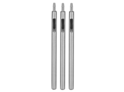 3pcs punção redonda aço liga ferramenta diy perfuração couro 1.5mm