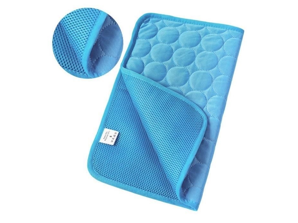Tapete Refrescante, em Seda Gelada, para Pets, 30x40 Cm, Azul AQUAFORGE