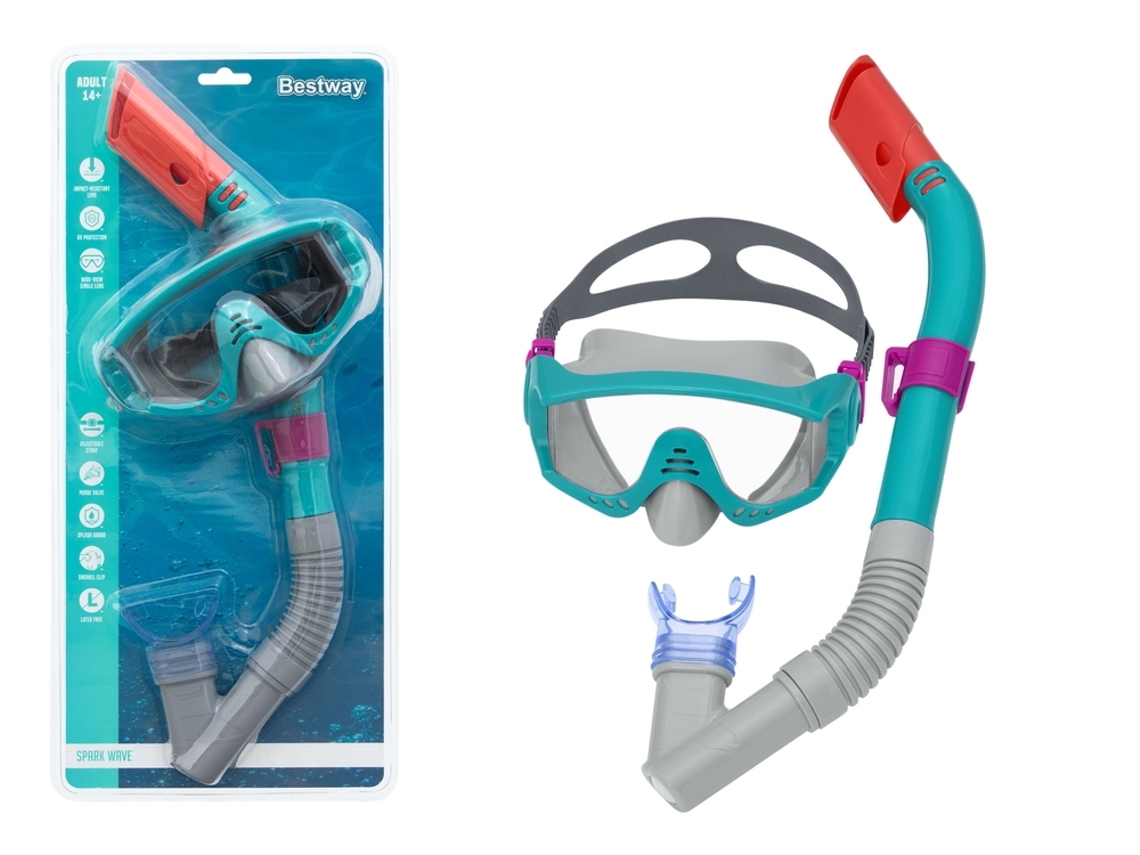 Conjunto de Máscara e Snorkel para Crianças BRILVIBERA