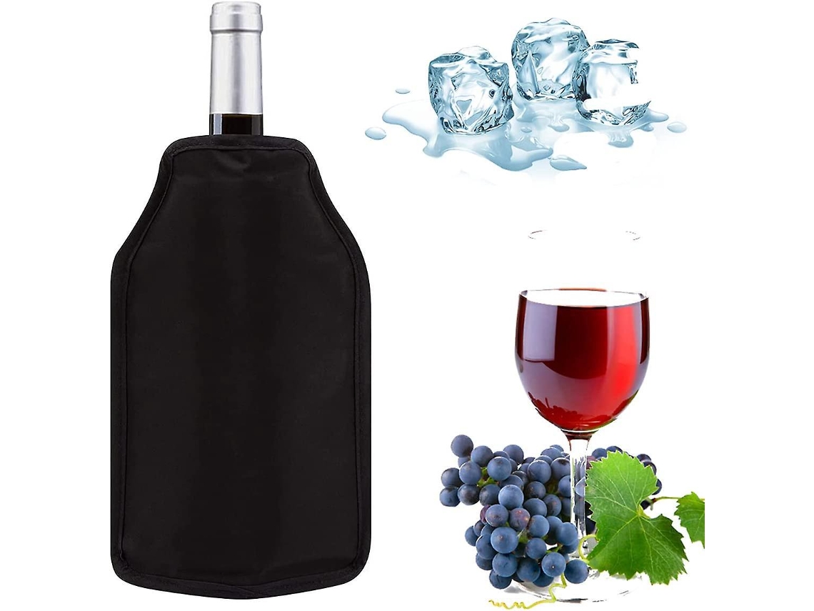 Lurelia Bolsa Térmica Para Vinho 15 5 X 22 Cm 750ml Gel Congelante 750 Ml Portátil Piquenique