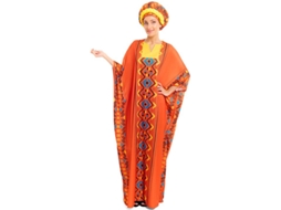 Fato de túnica africana para mulher