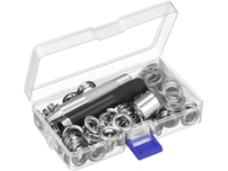 Ilhós De Metal Para Cortinas, Roupas E Lonas. Kit Instalação