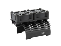 Dissipador De Calor Com Duas Ventoinhas Para Motor Rc 36mm 28000rpm 8.4v Para Motor 540 550 Acessório De Carro Rc