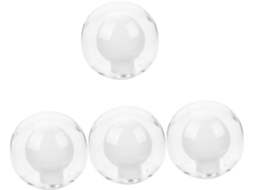 Conjunto De 4 Globos De Vidro Fosco Para Luminária Pendente, Cúpula Esférica De Vidro Fosco