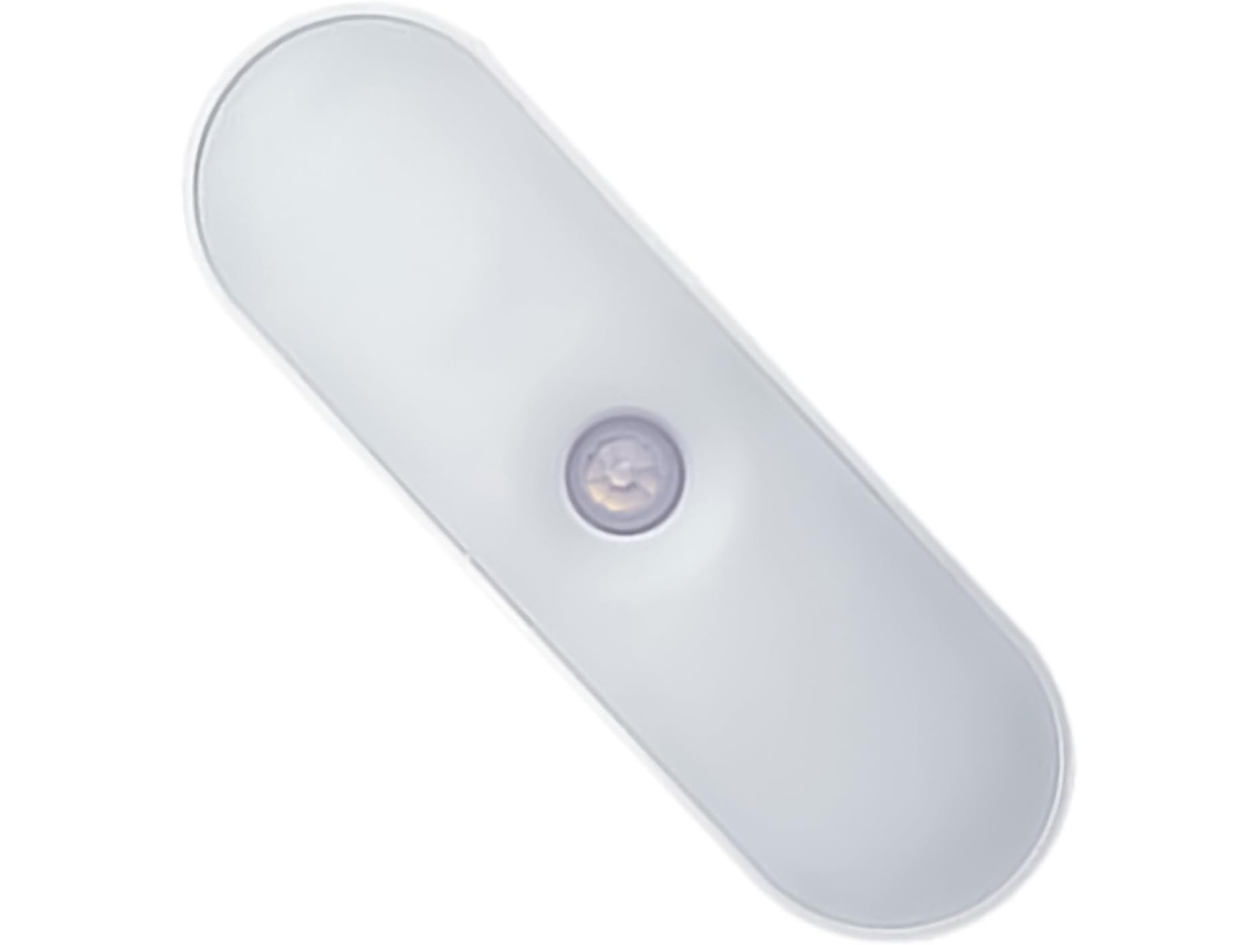 Mini Luz Noturna Led Com Detector De Movimento Branca Sensor