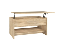 Coffee Table, Coffee Tables Vidaxl Marrom Madeira Processada (80 X 50 X 41.5 Cm)