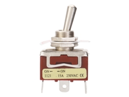 Peças Interruptor Toggle On On Spdt 12mm 3 Pinos 2 Posições 15a 250v