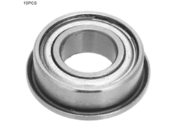 10 Peças De Rolamentos De Bola De Groove Profundo Mf Tipo Doblemente Selado (mf126zz 6x12x4mm)