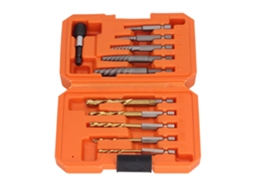 Kit extrator de parafuso danificado HHS de 11 peças, ferramenta profissional para extrair porcas e parafusos
