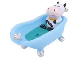 BANDEJA de sabão Nova Line de plástico para banheiro, chuveiro, pia, azul estilo cartoon animal