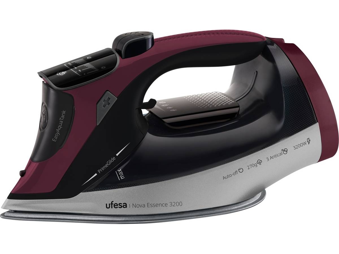 Ferro UFESA Digital Nova Essence 3200 (Jato de Vapor: 50 g/min - Base Cerâmica)