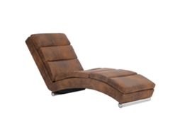 Chaise Longue, Chaises Longues Vidaxl Marrom Couro Artificial