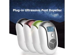 Repelente Ultrasonico De Plagas Portatil Para Mosquitos Ratas Cucarachas