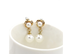 Brincos De Ouro Simples Com Diamantes Acessório De Decoração