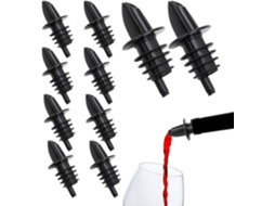 Conjunto Completo De Rolha Dosadora De Vinho Com Aerador Preciso.