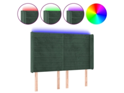 Led Headboard, Led Headboards Vidaxl Verde (147 X 16 X 118/128 Cm)