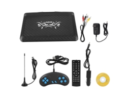 Dvd Player Portátil Com Tela Giratória E Carregável